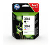 304 Combopack BK/Color zu HP 3JB05AE 120/3x100 Seiten